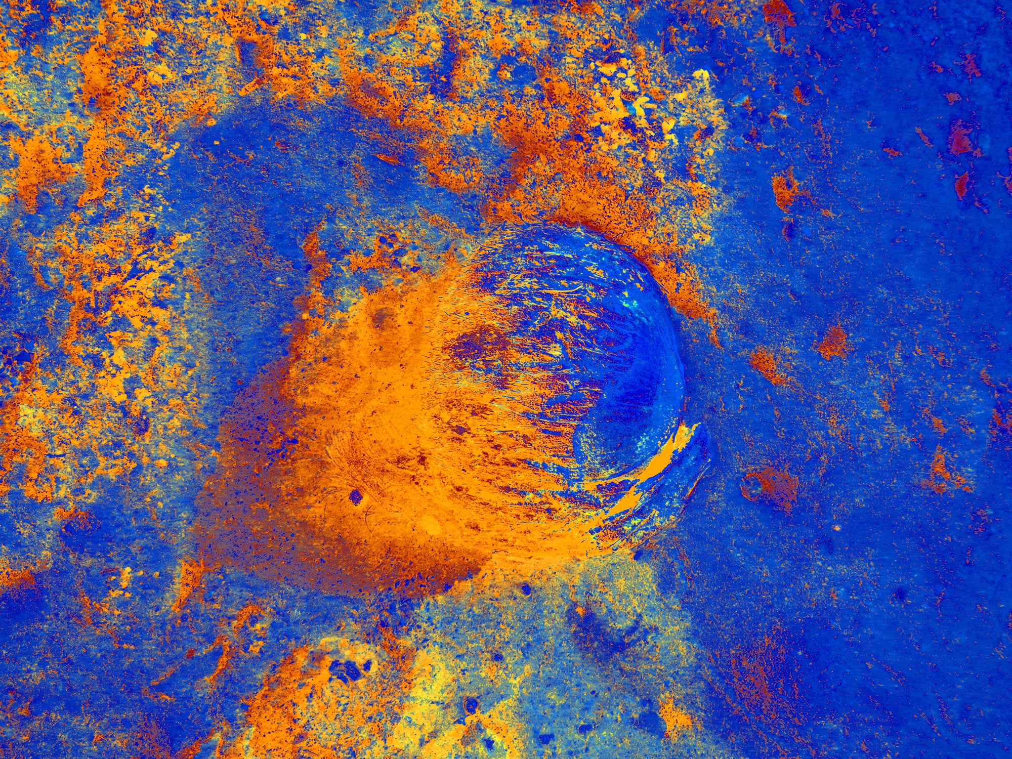 Tjaša Iris, BIRTH OF A NEW UNIVERSE, 2022, 120 x 160 cm
