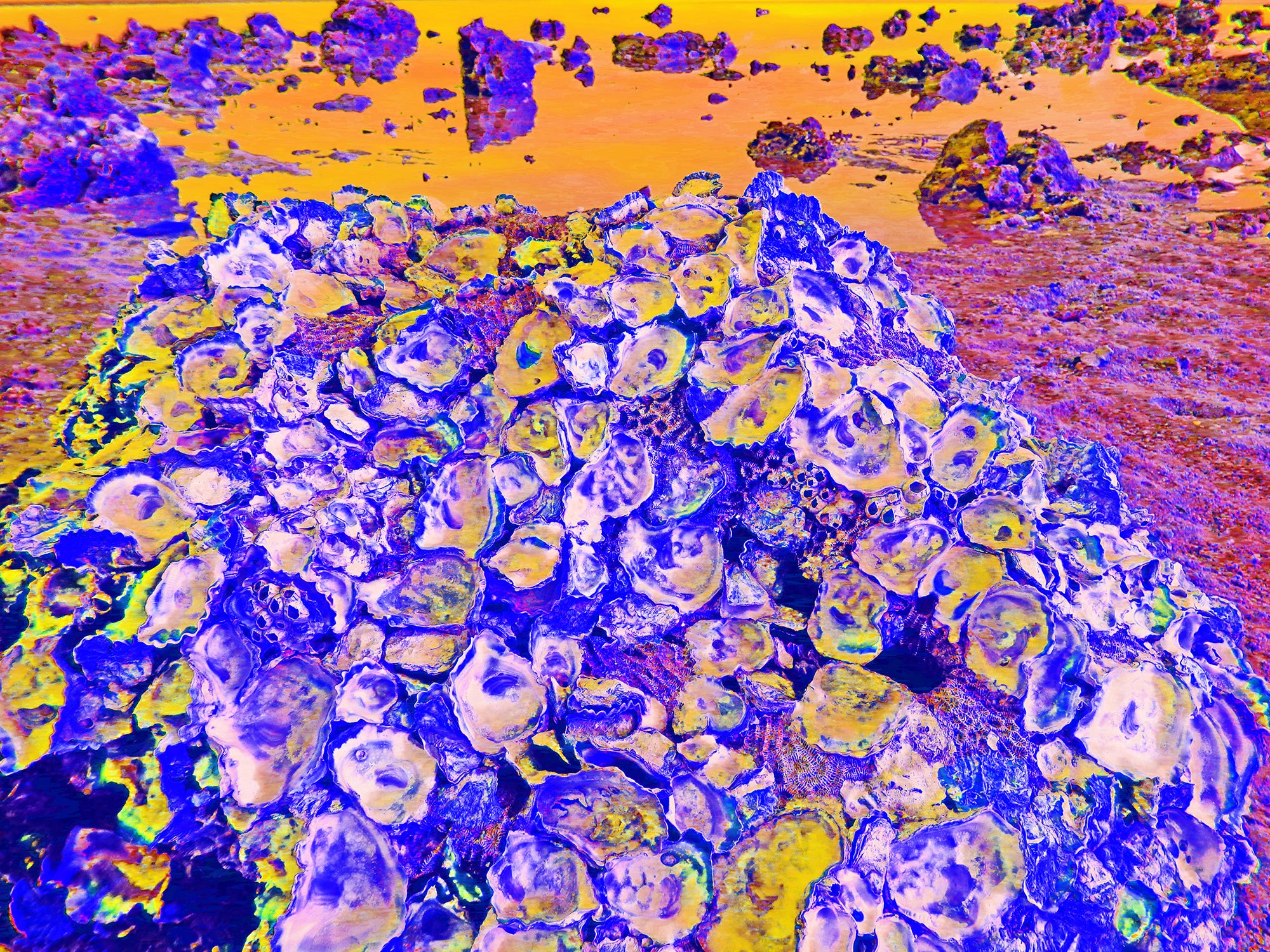 Tjasa Iris, MOON SCAPE, 2, 120 x 160 cm, 2023