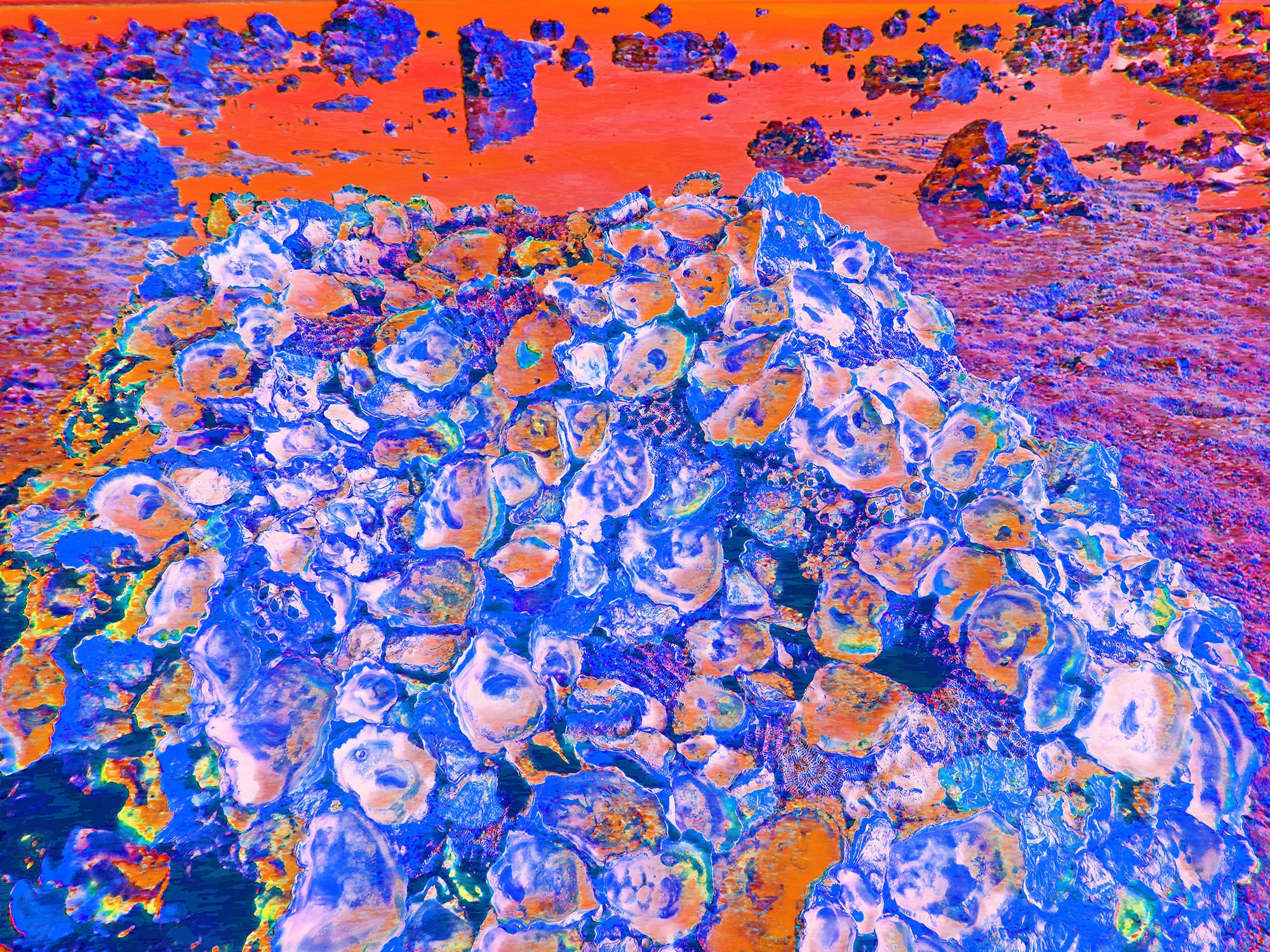 Tjasa Iris, MOON SCAPE, 1, 120 x 160 cm, 2023
