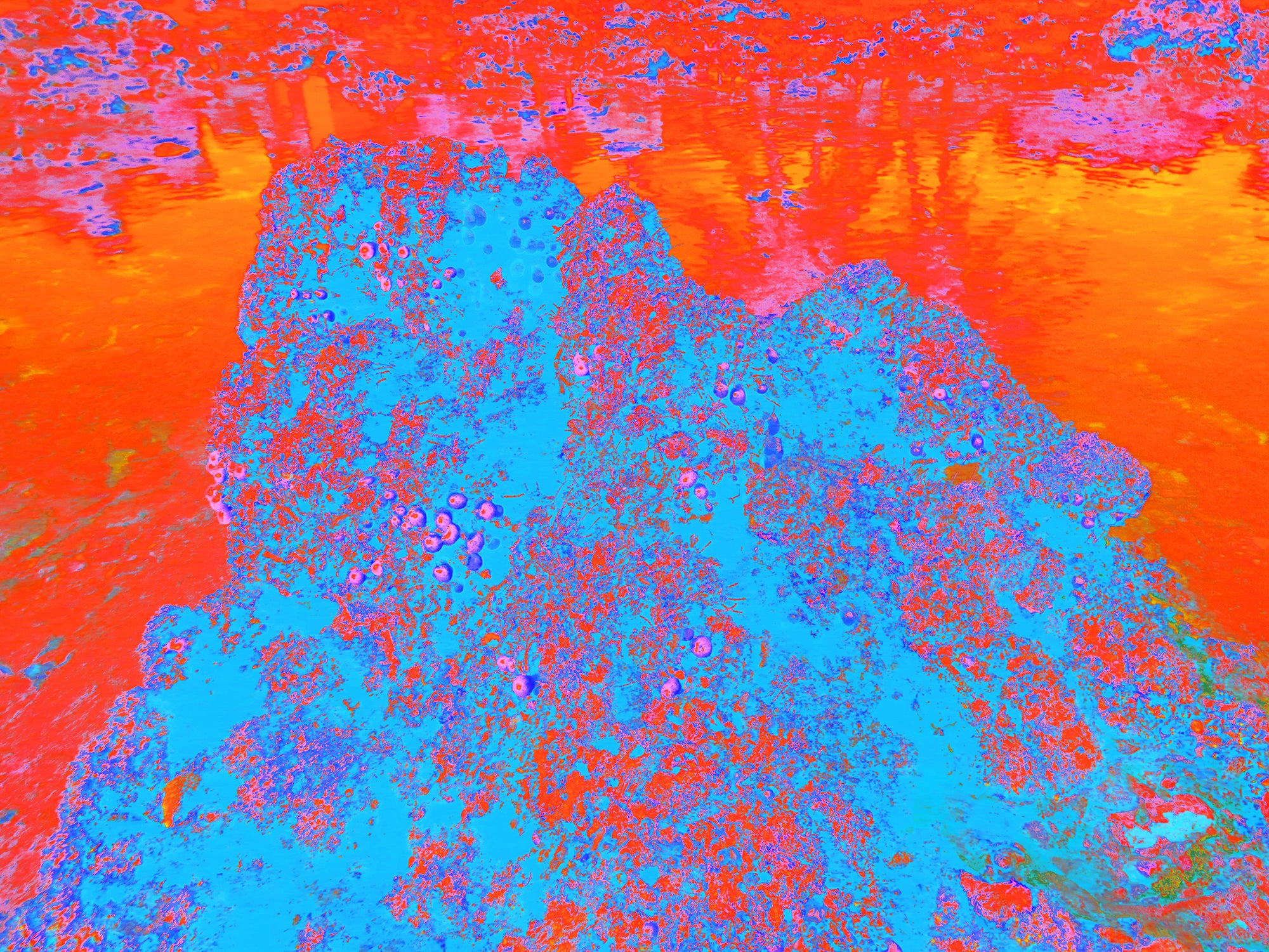 Tjaša Iris, LANDSCAPE WITH A MOUNTAIN, 1, 2022, 120 x 160 cm